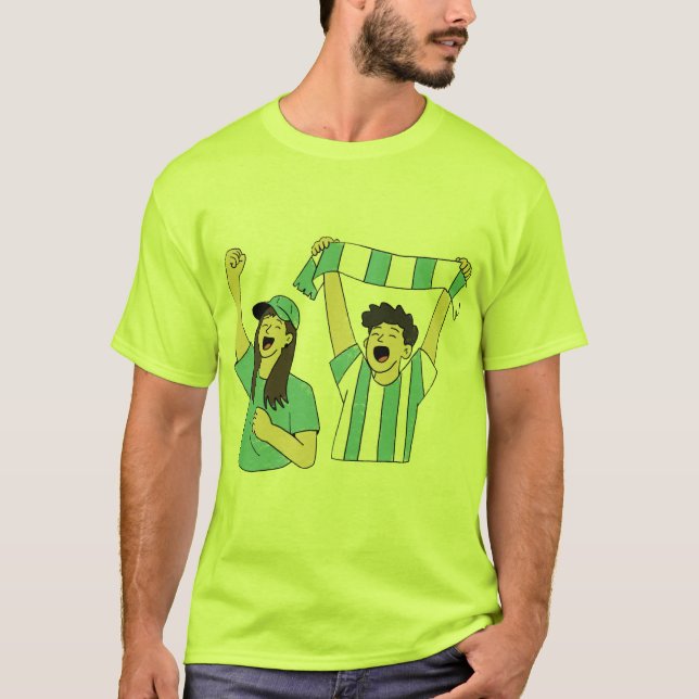 Argentina-fans jublar. t shirt (Framsida)
