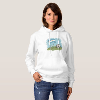 Argentina flag and soccer ball t shirt
