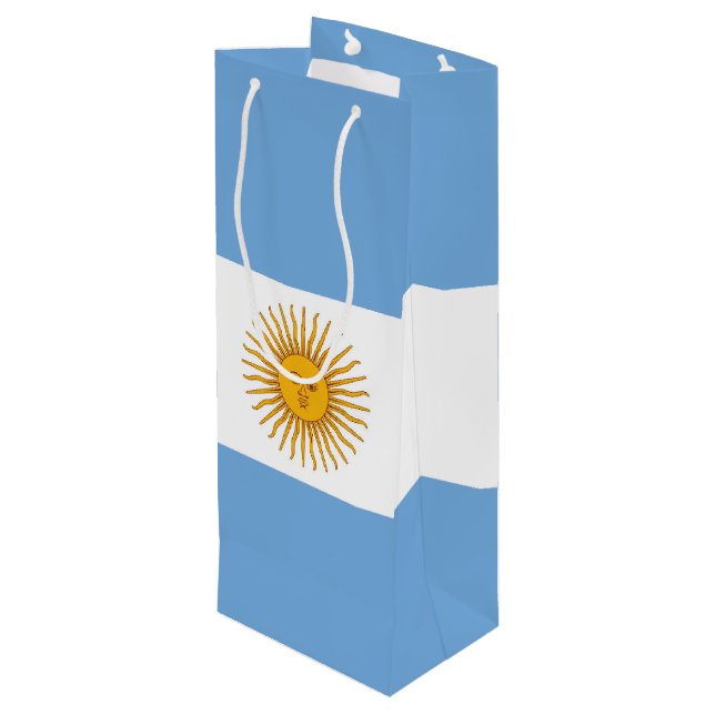 Argentina flagga (Baksidan Vinklad)