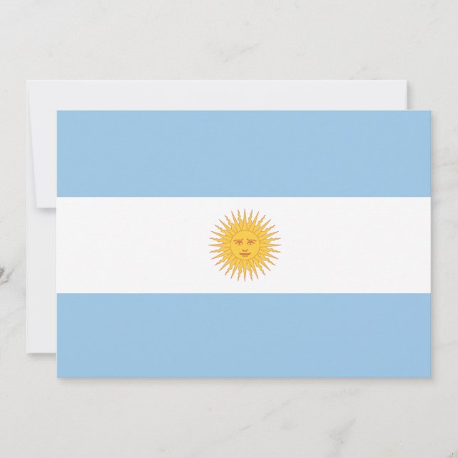 Argentina Flagga (Framsida)