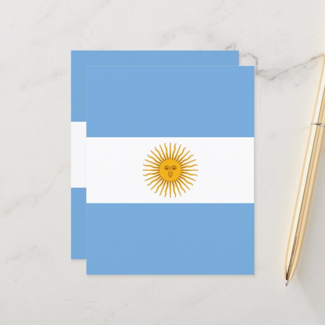 Argentina flagga (Fram/Back In Situ)