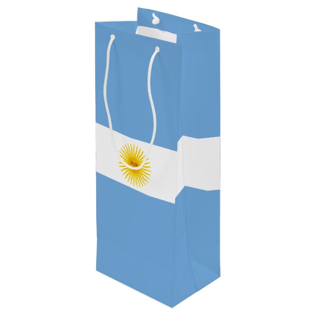Argentina flagga (Baksidan Vinklad)
