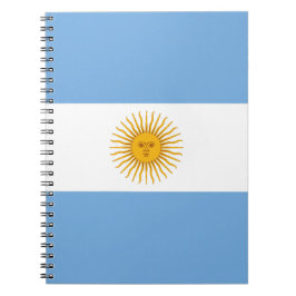 Argentina flagga anteckningsbok