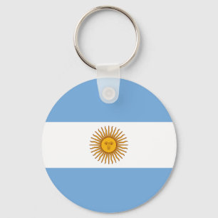Argentina Flagga AR Nyckelring