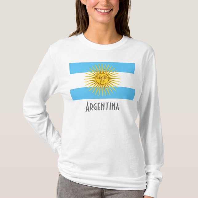 Argentina flagga, Argentina Tee Shirt (Framsida)