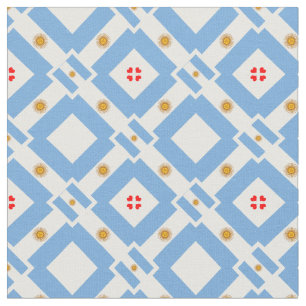 Argentina Flagga & Argentina Trendig Fabric mode Tyg