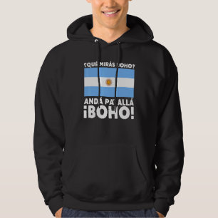 Argentina Flagga Argentinsk Stolthet Roligt Tal av Hoodie