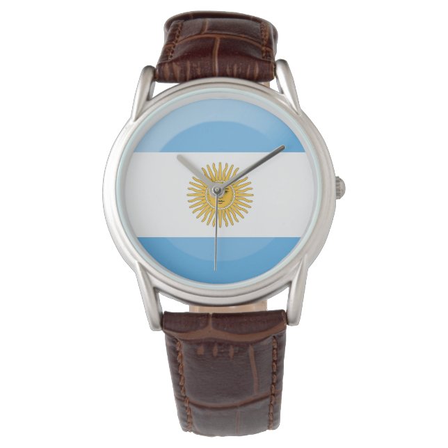 Argentina flagga armbandsur (Framsida)