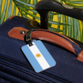 Argentina flagga bagagebricka