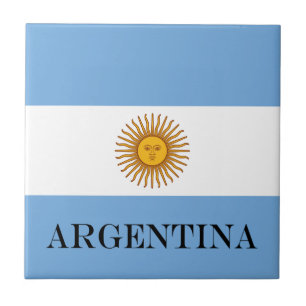 Argentina flagga Bandera De Argentina Kakelplatta