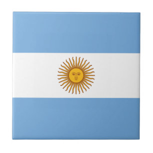 Argentina flagga Bandera De Argentina Kakelplatta