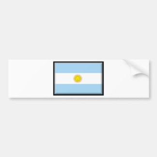 Argentina flagga bildekal