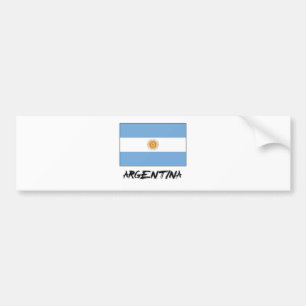 Argentina flagga bildekal