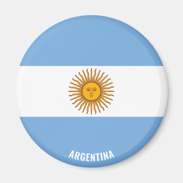Argentina Flagga Charming Patriotic Magnet (Framsidan)