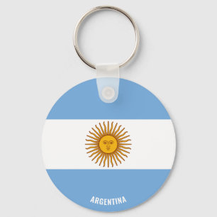 Argentina Flagga Charming Patriotic Nyckelring