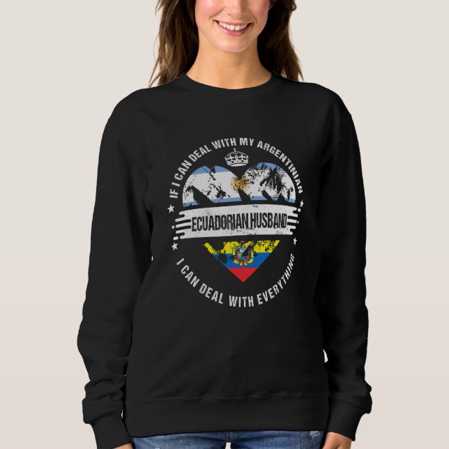 Argentina Flagga Ecuador Odlade  Make Land T Shirt (Framsida)