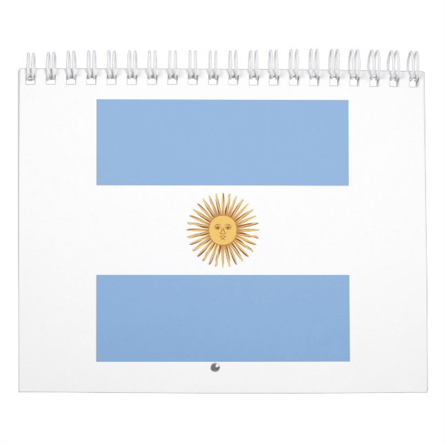 Argentina Flagga Emblem Kalender (Omslag)