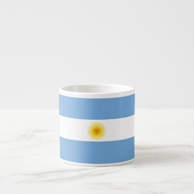 Argentina flagga espressomugg (Framsidan)