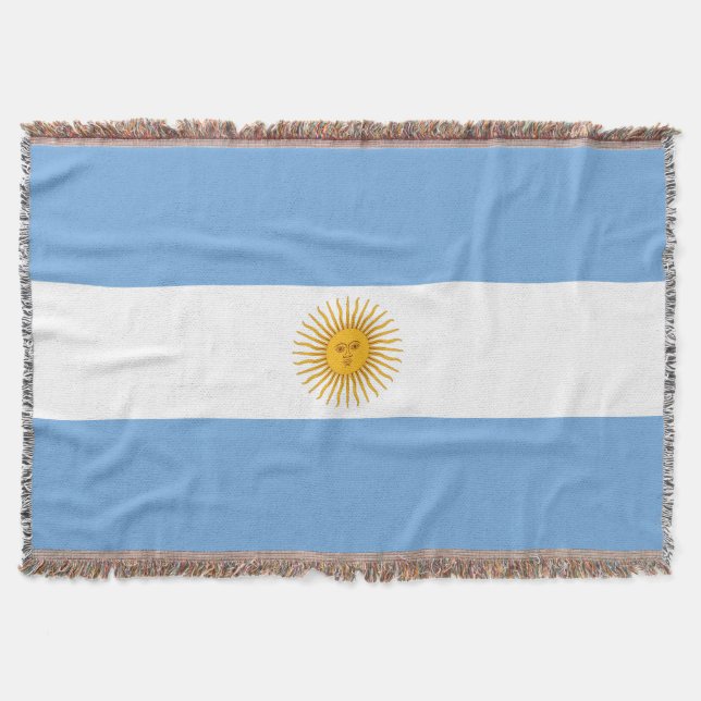 Argentina flagga filt (Framsidan)