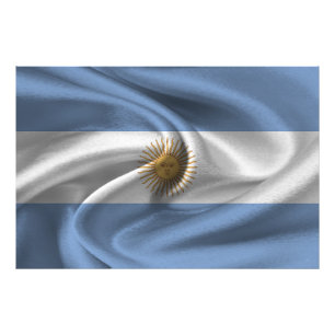 Argentina Flagga Fototryck