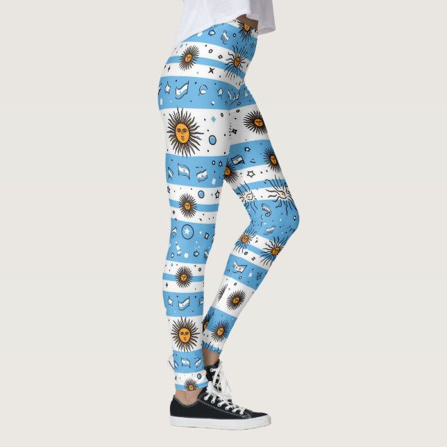 ARGENTINA FLAGGA INSPIRED LEGGINGS (Höger)