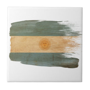 Argentina flagga kakelplatta