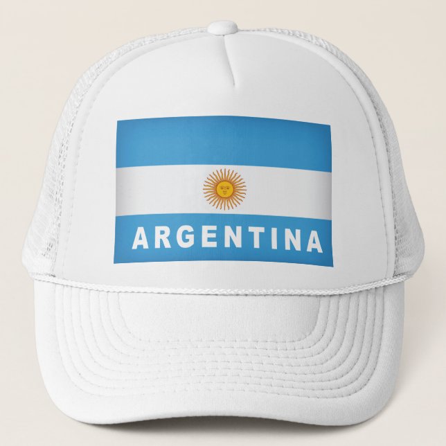 Argentina Flagga Keps (Framsida)