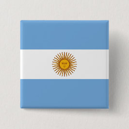 Argentina flagga knapp