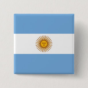 Argentina flagga knapp