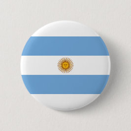 Argentina flagga knapp