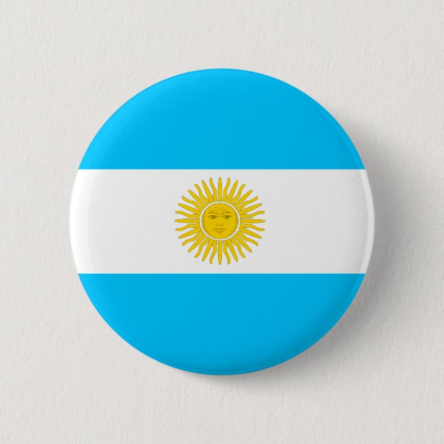 Argentina flagga knapp (Framsida)