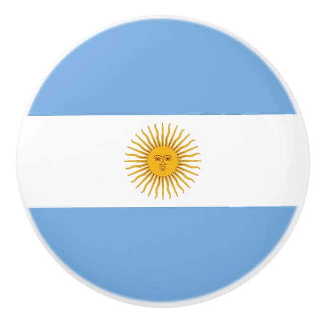 Argentina flagga knopp (Framsidan)