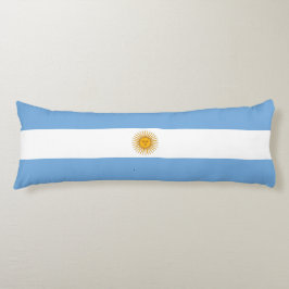 Argentina flagga kroppskudde