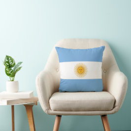 Argentina flagga kudde