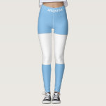 Argentina Flagga Leggings<br><div class="desc">Den här produkten har en nationell flagga som är utspridd på framsidan och baksidan och som skulle vara utåtriktad från folkmassan. Ord kan ändras till kostym enligt ert eget krav. Är du modig eller patriotisk nog att bära dem?</div>