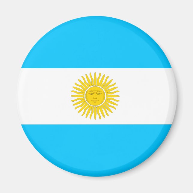 Argentina Flagga Magnet (Framsidan)