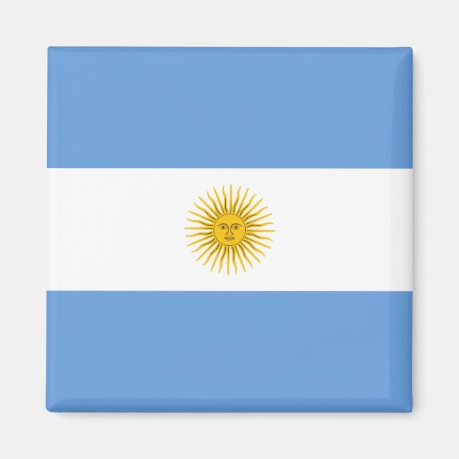 Argentina Flagga Magnet (Framsidan)