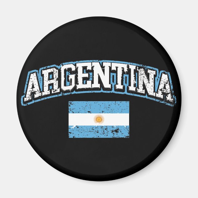 Argentina Flagga Magnet (Framsidan)