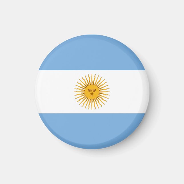 Argentina flagga magnet (Framsidan)