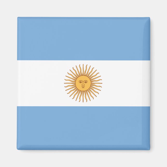 Argentina Flagga Magnet (Framsidan)