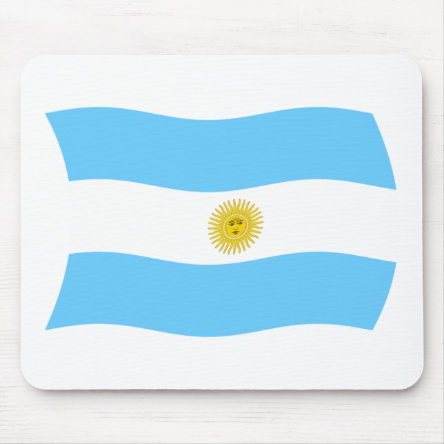 Argentina Flagga Mousepad Musmatta (Framsidan)