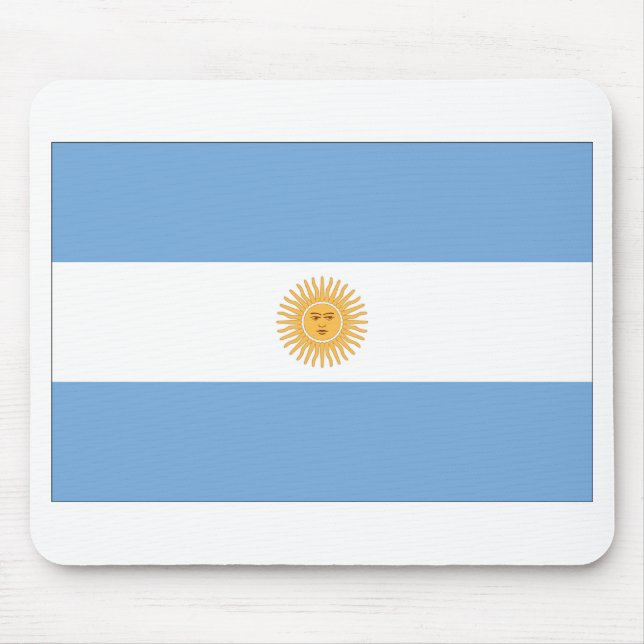 Argentina flagga musmatta (Framsidan)