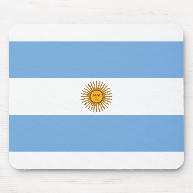 Argentina Flagga Musmatta (Framsidan)