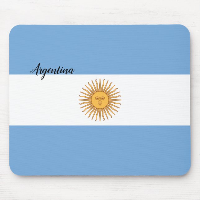 Argentina Flagga Musmatta (Framsidan)