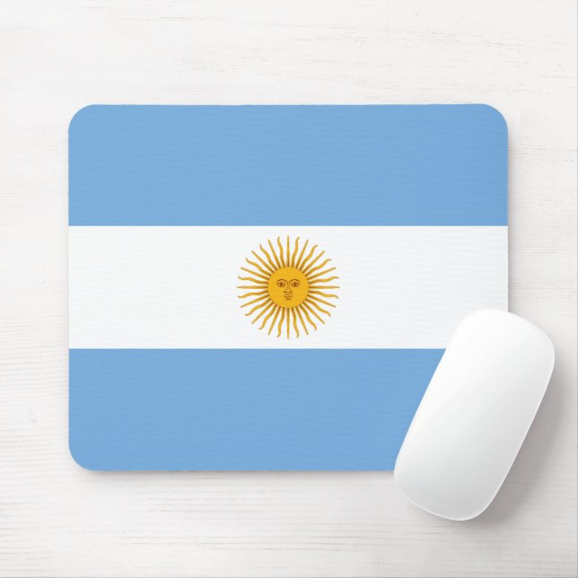 Argentina flagga musmatta (Med mus)