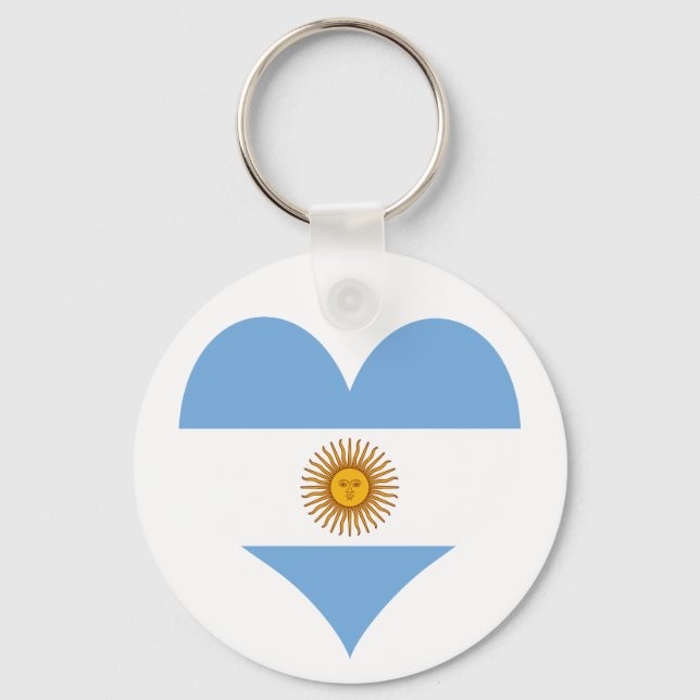 Argentina flagga nyckelring (Framsida)