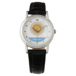 Argentina Flagga och Argentina mode /designur Armbandsur