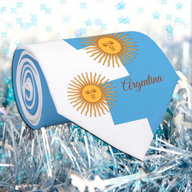 Argentina Flagga och Argentina Sol business/sport Slips (Skapare uppladdad)