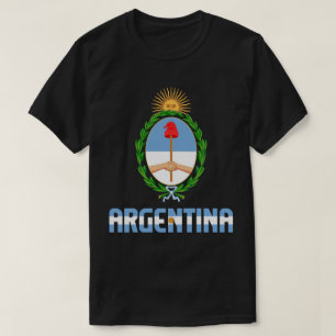 Argentina Flagga och Jacka av Arm Patriotic T Shirt