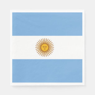 Argentina flagga Pappersservett